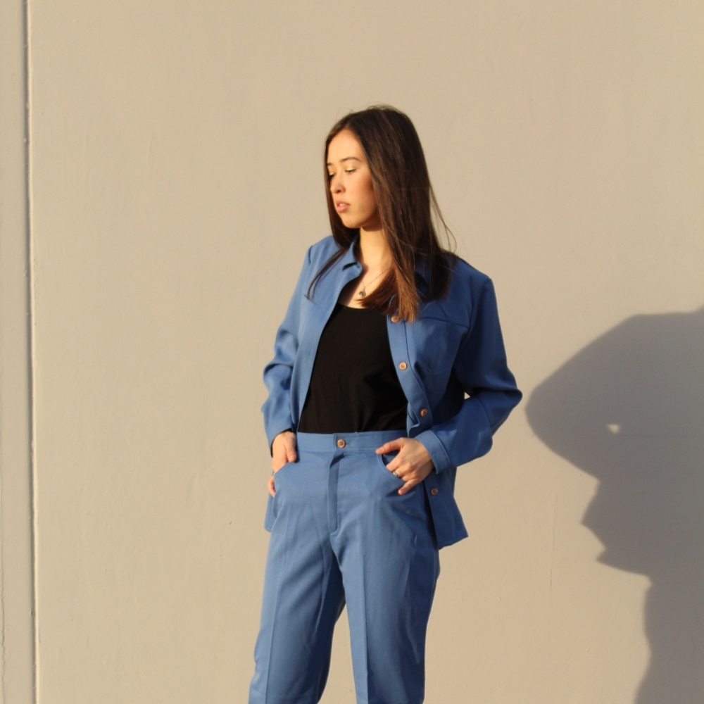 Vintage Blue Suit